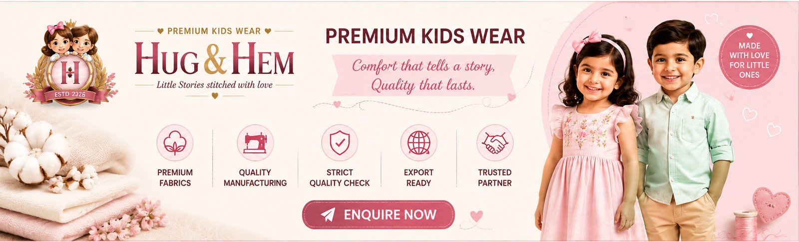 Hug & Hem Product Categories