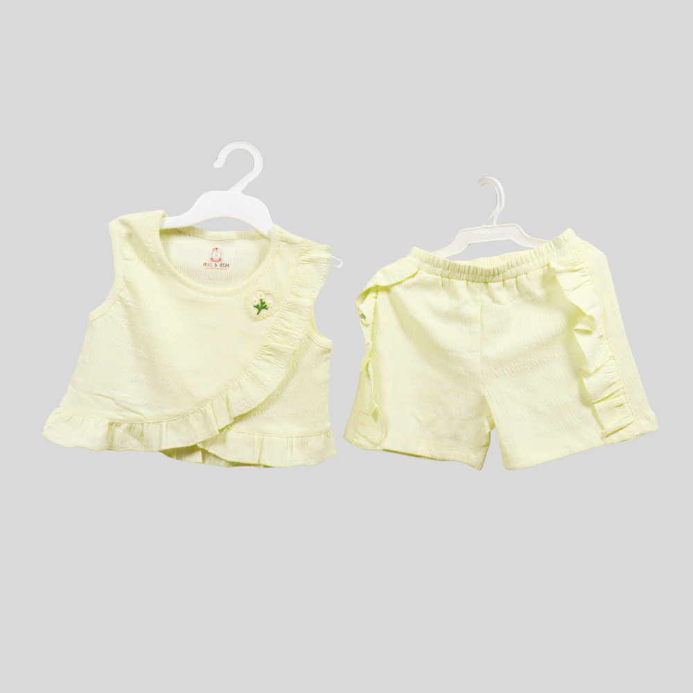 Baby Girls Sunshine Sleeveless Co-Ord Set Alternate View